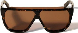 Off-white Sunglasses Ow1049 6064 Earth Brown/Brown Unisex