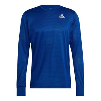 adidas Otr Long Sleeve Logo T-shirt Asia Sizing Blue HL5983