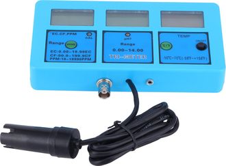 OEM Medidor Multifunci&oacute;n 5 En 1 De Ph/temperatura/ec/cf/tds Para An&aacute;lisis De Calidad Del Agua, Detector Y Monitor, Enchufe Estadounidense, 110-120 V