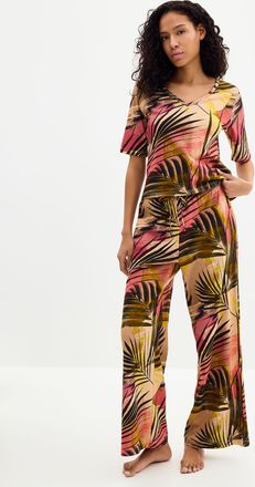 Miiyu Womens Light linen pyjama pant