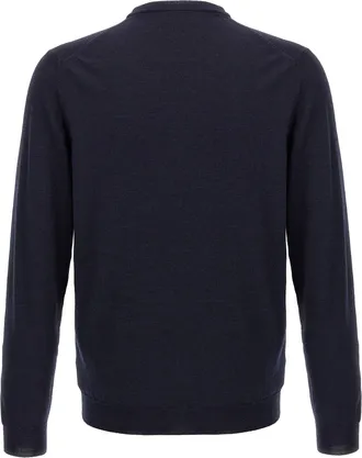 Zanone Flexwool Wool Sweater - Navy
