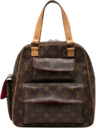 Louis Vuitton Pre-owned Excentri-Cite Rugzak - Dames - Vintage Rugzakken - Bruin - ONE Size - Vintage