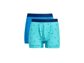 Tommy Bahama 2-pack Mesh Tech Underwear Mens Jumpsuit & Rompers One Piece Aqua Print : 2XL (44-46 Waist), Polyester/Spandex
