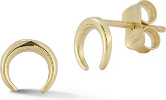 Ember Fine Jewelry 14K Gold Horn Studs