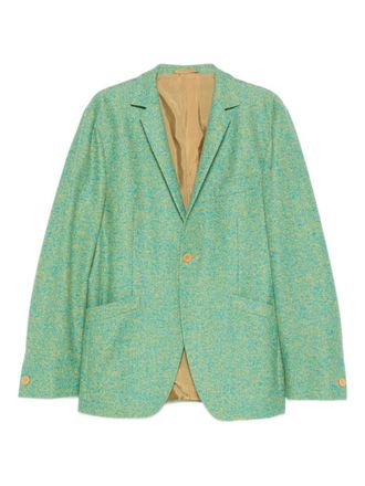 Romeo Gigli 1990s blazer met enkele rij knopen - Blauw