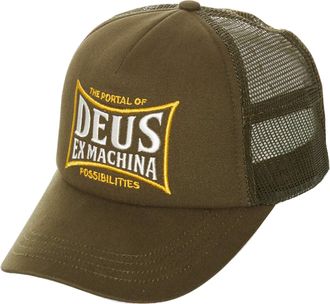 Deus ex machina Twinbox Trucker Cap Bark Size: One Size