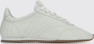 Toteme Flex Low-Top Leather Sneakers with Minimal Design and Padded Ankle