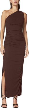 H&eacute;rve L&eacute;ger Ruched Jersey Midi Dress