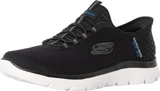 Skechers Mens Summits High Range Hands Free Slip-in Sneaker, Black, 9 Wide