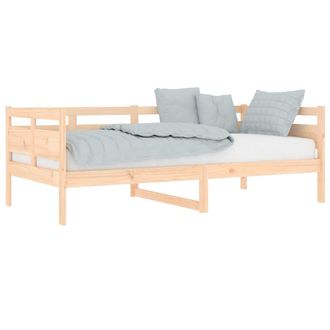 vidaXL Sof&aacute; Cama Madera Maciza De Pino 90x190 Cm Vidaxl