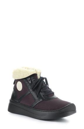 Softinos Alio Faux Shearling Bootie in Bordeaux Smooth Leather at Nordstrom Rack, Size 10-10.5Us / 41Eu
