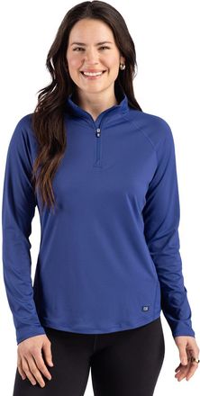 Cutter & Buck Prospect Recycled Featherlight Stretch Womens Quarter Zip