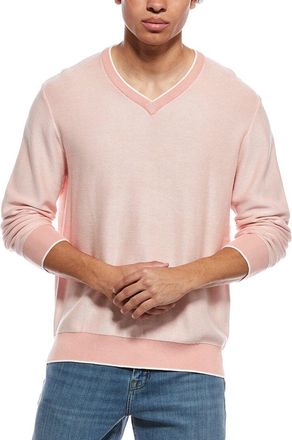 Raffi Links Stitch V-Neck Sweater