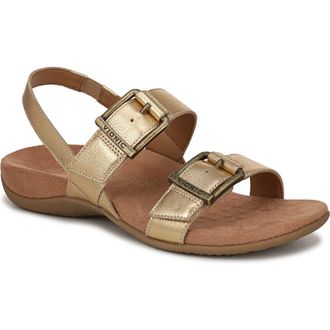 Vionic Reese Slingback Sandal in Gold at Nordstrom Rack, Size 6
