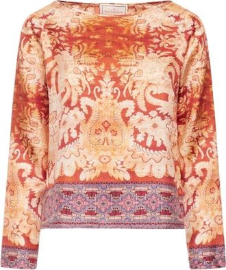 Pierre-Louis Mascia Aloe Longsleeve Shirt - Dames - Blouses - Geel - XS - Leer - Overhemden