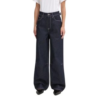 Fiorucci High-waist Baggy Jeans - Dames - Jeans - Blauw - Maat: W25 Denim