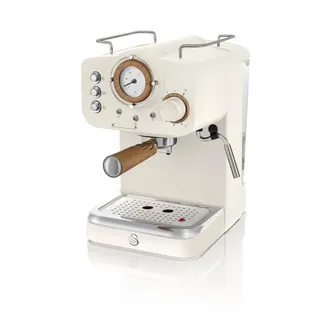 SWAN Pump Espresso Coffee Machine in White