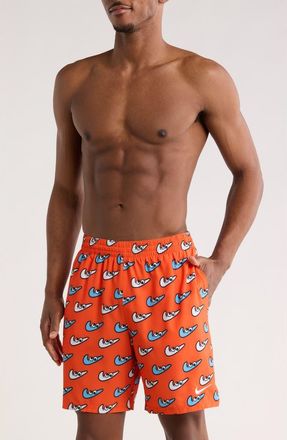 Nike Volley Swim Trunks in Orange Blaze at Nordstrom Rack, Size X-Large