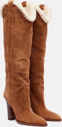 PARIS TEXAS Stivali cuissardes Lavinia 100 in suede