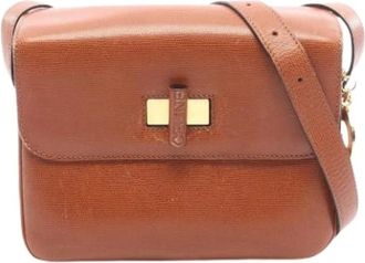 Celine Pre-owned Cross Body Bags, female, Brown, Size: ONE SIZE Pre-owned Vintage Shoulder Bag
