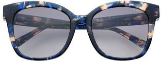 Freyrs Eyewear Amber Cat Eye Sunglasses in Blue at Nordstrom
