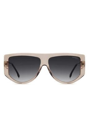 Carrera 59mm Square Sunglasses in Nude/Dark Grey Sf at Nordstrom