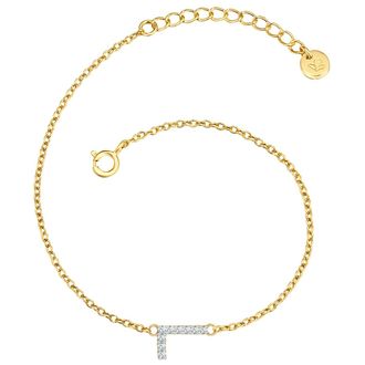 Glanzst&uuml;cke M&uuml;nchen Womens Female Sterling Silver Bracelet - Gold - One Size