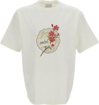 Dr&ocirc;le de Monsieur Dr&ocirc;le Porcelaine T-shirt - Heren - T-shirts - Wit - M - Katoen - Tops