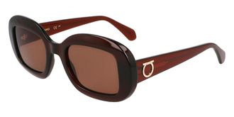 Ferragamo SF2038SE 232 Womens Sunglasses Brown Size 51