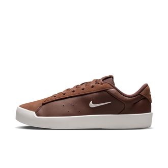 Nike Womens Court Heritage Shoes in Brown | IM7529-201