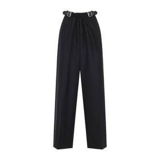 Loewe Black Straight Leg Pants