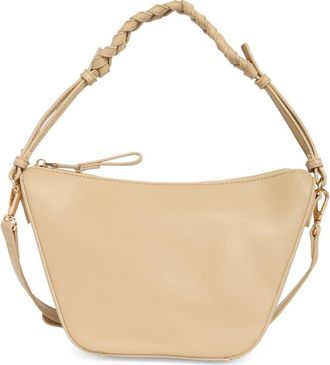 Melie Bianco Audrina Woven Handle Handbag in Beige at Nordstrom Rack