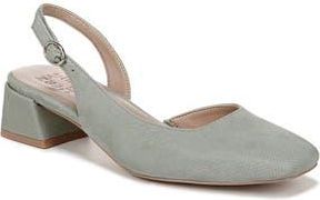 Naturalizer Jayla Half dOrsay Slingback Pump in Pistachio at Nordstrom Rack, Size 6.5