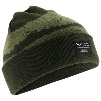 Salewa Logo Beanie M&uuml;tze - Unisex | oliv/schwarz