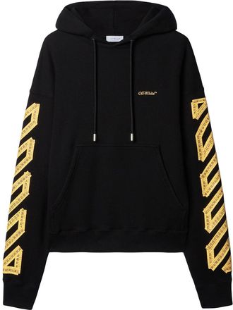 Off-white Felpa Tape Arrow con cappuccio - Nero