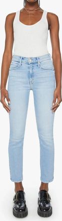 Mother The Mid-Rise Dazzler Ankle Jeans In Blue