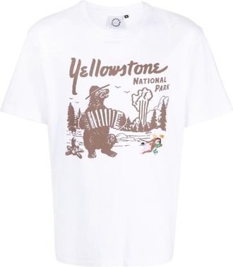 Carne Bollente graphic-print cotton T-shirt - unisex - Organic Cotton - S - White