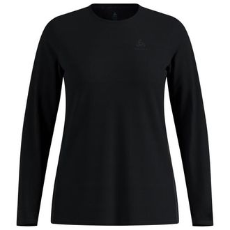 Odlo Zeroweight Chill-Tec T-Shirt Crew Neck L/S Laufshirt f&uuml;r Damen | schwarz