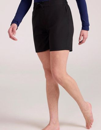 Mountain Warehouse Womens Mountain Warehouse Womens/Ladies Quick Dry Long Length Boardshorts - Black - Size: 18