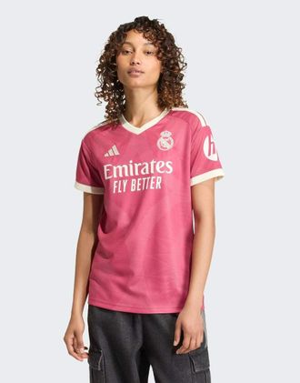 adidas Real madrid 26/27 terza maglia in wild pink-Rosa