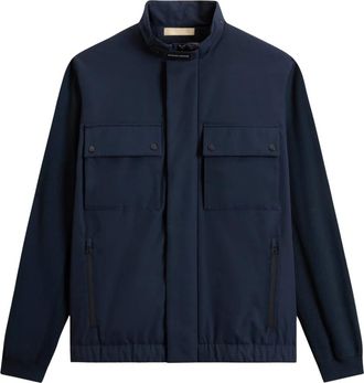Woolrich Two Layers Hybrid Jacket - Heren - Zomerjassen - Blauw - XL - Leer - Jassen