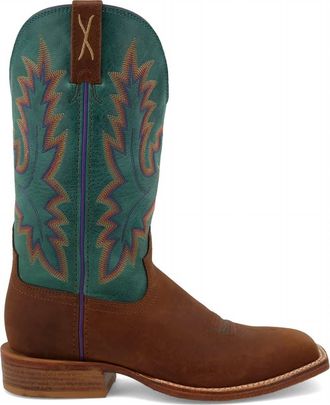Twisted X Boots Womens Tech X Western Boots - Medium In Cinnamon And Turquoise