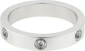 Adornia Cubic Zirconia Band Ring in Silver at Nordstrom Rack, Size 6