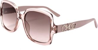 Jimmy Choo London Womens 55 mm Green Sunglasses