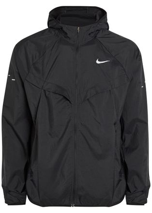 Nike Repel UV Hooded Running Jacket - Black - XL