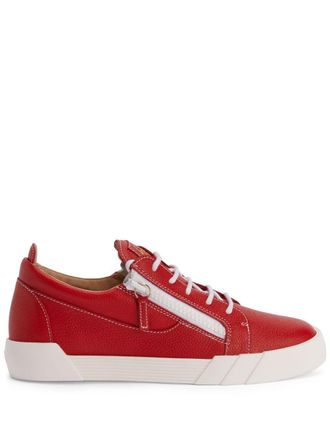 Giuseppe Zanotti Frankie leather sneakers - Red