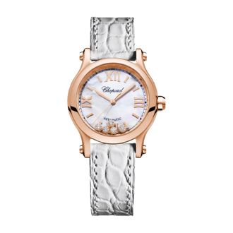 Chopard Happy Sport Automatisch Moeder van Parel Horloge - Dames - Horloges - Grijs - ONE Size - Accessoires