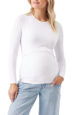Ripe Luxe Knit Nursing Top in White at Nordstrom, Size X-Small Au