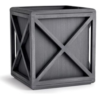 Napa Home & Garden Terrazza Outdoor Planter in Black at Nordstrom, Size Small
