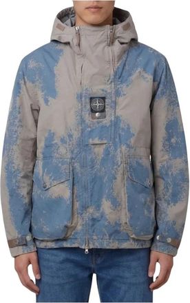 Stone Island Lichte Buitenlaag - Heren - Zomerjassen - Grijs - L - Jassen